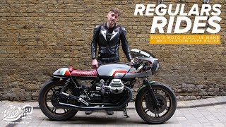 Regulas Rides Dans Moto Guzzi Le Mans MKII custom cafe racer [upl. by Dwan524]