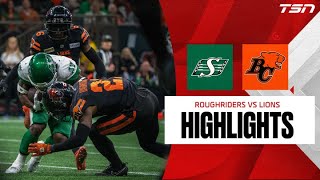 CFL Week 17 Roughriders vs Lions Full Highlights [upl. by Fredel682]