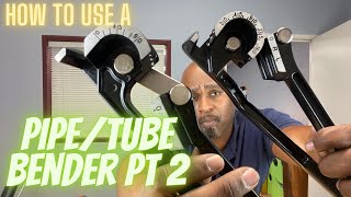 HOW TO USE A PIPE BENDER  PART 2 [upl. by Malinda]