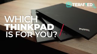 Which Lenovo ThinkPad Is The One For You [upl. by Sophronia]