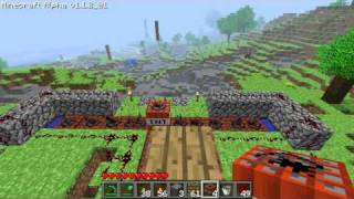 Minecraft Cannon w Adjustable Aim [upl. by Seleta]