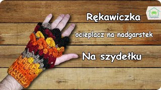 RÄ™kawiczka ocieplacz na nadgarstek na szydeĹ‚ku [upl. by Eirotal]