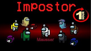 1 Hour of Among Us Impostor Gameplay 1  No Commentary 1080p60FPS [upl. by Ragen]