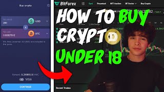 HOW TO BUY CRYPTO UNDER 18 [upl. by Crelin]