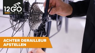 Hoe stel je de achterderailleur van je fiets af [upl. by Williamsen115]