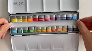 Unboxing Winsor amp Newton Professional Watercolours [upl. by Gnoy]