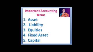 20 Important quotAccounting Termsquot  In English [upl. by Airotahs]