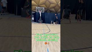 Play aggressive defense without fouling 🏀👌🏽 [upl. by Juanita998]