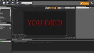 Unreal Engine 4  Official Death Screen Tutorial Beginner [upl. by Brost]