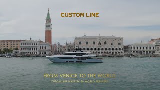 Custom Line Navetta 38 World Première  The Unveiling  Ferretti Group [upl. by Roberto372]