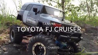 TAMIYA TOYOTA FJ CRUISER CR01 CHASSIS [upl. by Noraha]