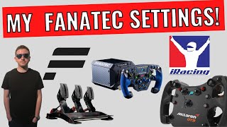 My Fanatec DD amp V3 Pedal Settings 2022  iRacing  Fanalab [upl. by Haberman]