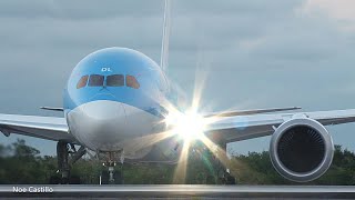 Espectacular Aeropuerto Cancun  Despegues y Operaciones en Rampa [upl. by Jamnis]