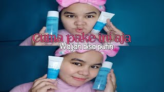 CARA MUTIHIN WAJAH DENGAN NIGHT CREAM WARDAH ACNEDERM [upl. by Ytram]