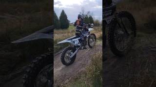 7yr old on a Stark starkvarg shorts dirtbike [upl. by Meensat48]