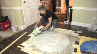 Episode 8 of 9 Installing a Floor Mosaic [upl. by Gaspar]