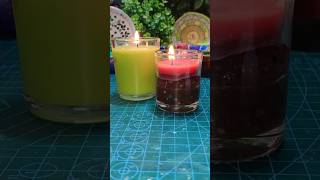 Story part 1 Reuse old waste candle wax in new glass jar for full story wait for part 2 [upl. by Anizor]