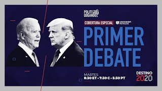 En vivo y en español Primer debate presidencial entre Donald Trump y Joe Biden [upl. by Dej]