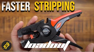 The FASTEST way to cut and strip panel wire Knipex PreciStrip [upl. by Esinrahs]