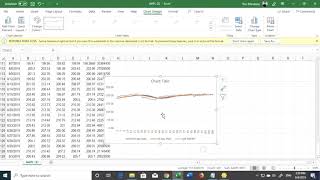 Constructing An Exponential Moving Average Using Excel [upl. by Jeno295]