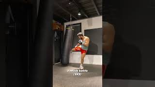 En etkili kum torbası çalışması boks kickboks muaythai mma ufc spor spor fitness kumtorbası [upl. by Akemat959]