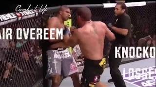 Alistair Overeem KNOCKOUT LOSSES in MMA [upl. by Terryn]