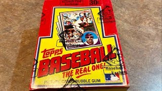 1983 TOPPS BASEBALL CARD BOX OPENING HOF ROOKIE CARD SEARCH Throwback Thursday [upl. by Vedis693]