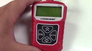 KONNWEI KW310 OBDII Scan Tool Review [upl. by Yerocal]