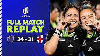 The GREATEST final EVER  New Zealand v England  Rugby World Cup 2021 [upl. by Rehprotsirhc663]