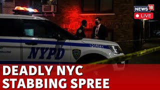 New York City Stabbing LIVE  Manhattan Stabbing Spree Leaves At Least 1 Dead  US News  N18G [upl. by Eppes]