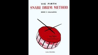 Vic firth  Book 2  Interdemiate  lesson 01 [upl. by Atiker231]