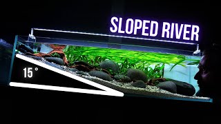 I made INCREDIBLE SLOPED RIVER TANK  HILLSTREAM AQUARIUM Step by step AQUASCAPING TUTORIAL  EP1 [upl. by Kally524]