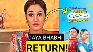 Daya RETURN to TMKOC  15 years of TMKOC [upl. by Odnamla800]