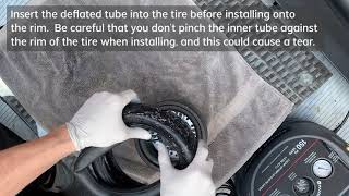 Electric Scooter Tire Replacement Inner Tube Edition [upl. by Ybur]