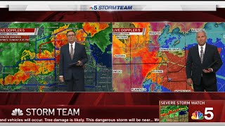 6202021 NBC5 Chicago  EF3 Naperville Tornado Coverage 11pm [upl. by Greenwald]