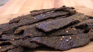 Peppered Beef Jerky in the Oven [upl. by Anirtal]