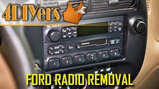 How to Remove a Ford Ranger Radio [upl. by Airbma902]