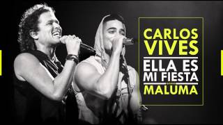 Ella es mi Fiesta  Carlos Vives Ft Maluma [upl. by Nanaj]