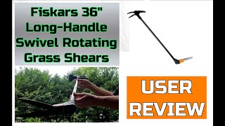 Fiskars Grass Shears Demonstration and Review  They Work Great [upl. by Candless485]