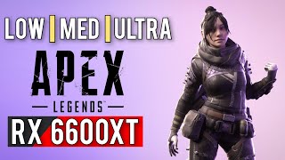 Apex Legends  RX 6600XT  1080p ALL SETTING [upl. by Atinrahs]