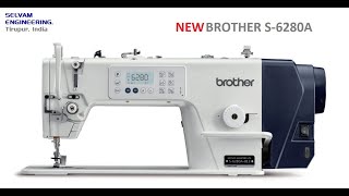 NEW  BROTHER S6280A 1NEEDLE LOCKSTITCH UBT MACHINE [upl. by Anoval]