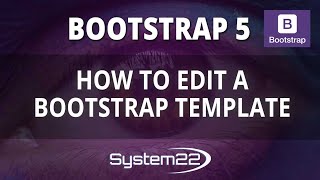 Bootstrap 5 How To Edit A Bootstrap Template 👈 [upl. by Anavlis]