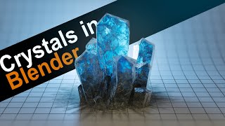 How to easily create crystals in Blender [upl. by Campos]