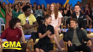 Cast of Stranger Things dishes on the new season live on GMA  GMA [upl. by Lopez369]