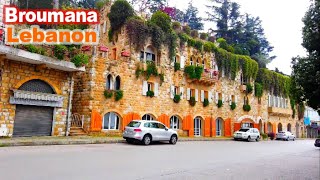 Broumana Lebanon Fantastic Scenery  بلدة برمانا لبنان منظر ساحر [upl. by Palladin]