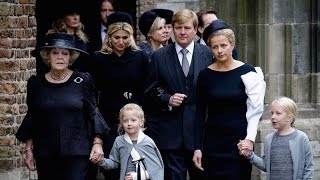 Herdenking Prins Friso in de Oude Kerk in Delft [upl. by Arvonio272]