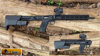 SampW MampP FPC 9mm Folding Carbine Full Review [upl. by Ahsii64]