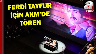 Ferdi Tayfur İçin AKMde Tören Arabesk Müziğin Ferdi Babasına Veda  A Haber [upl. by Ydwor]