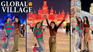 GLOBAL VILLAGE DUBAI 😍  Puri Duniya Ghoom Li 🤩  Bht Ziada Window Shopping Ki 😂 [upl. by Adnof]