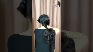 Unique amp Easy braid Low Bun Hairstyle With Braided Headband shorts beautyframe hairstyletutorial [upl. by Reisinger168]